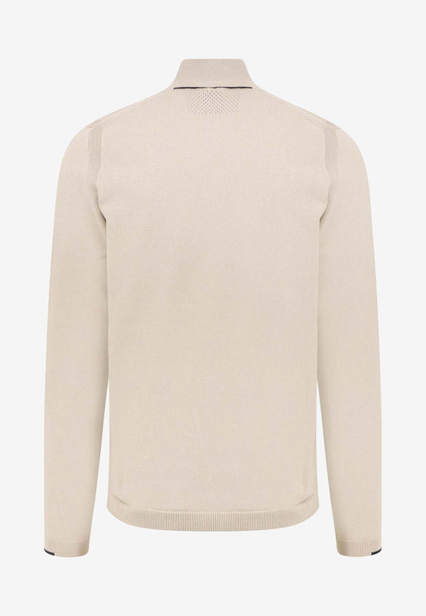 Hugo Boss High-Neck Logo Sweater Cream 50498518_271_OneColor_30898648