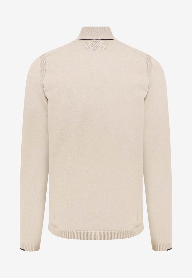 Hugo Boss High-Neck Logo Sweater Cream 50498518_271_OneColor_30898648