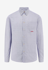 Valentino Stripe Shirt with Embroidered-Logo Light Blue 7V3ABS77B2Q129_Riga azzurra e bianco_29848132