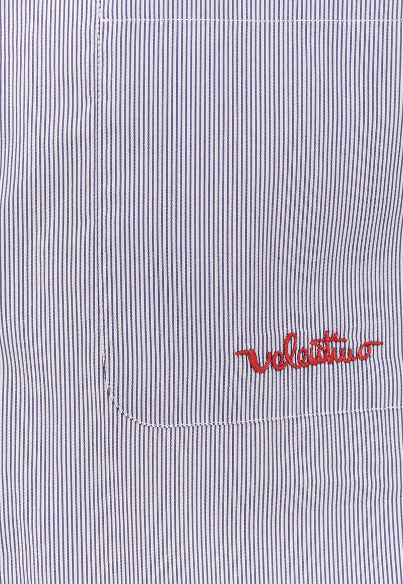 Valentino Stripe Shirt with Embroidered-Logo Light Blue 7V3ABS77B2Q129_Riga azzurra e bianco_29848132