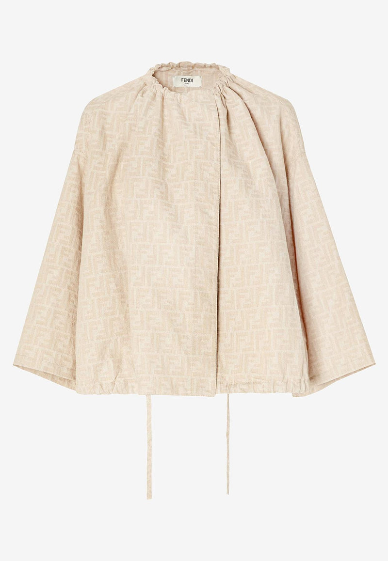 Fendi FF Monogram Denim Jacket Beige FLF825ASMFF1SAZ_RAFFIA-25_29851789