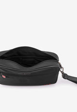 Kiton Ciro Paone Iconic Logo Embroidered Clutch Black UBA0052N0127001NERO_Black_29841969