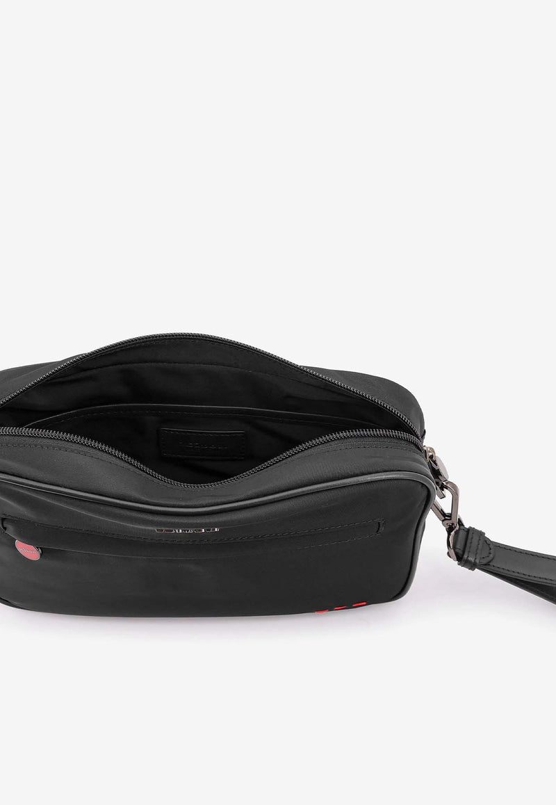 Kiton Ciro Paone Iconic Logo Embroidered Clutch Black UBA0052N0127001NERO_Black_29841969