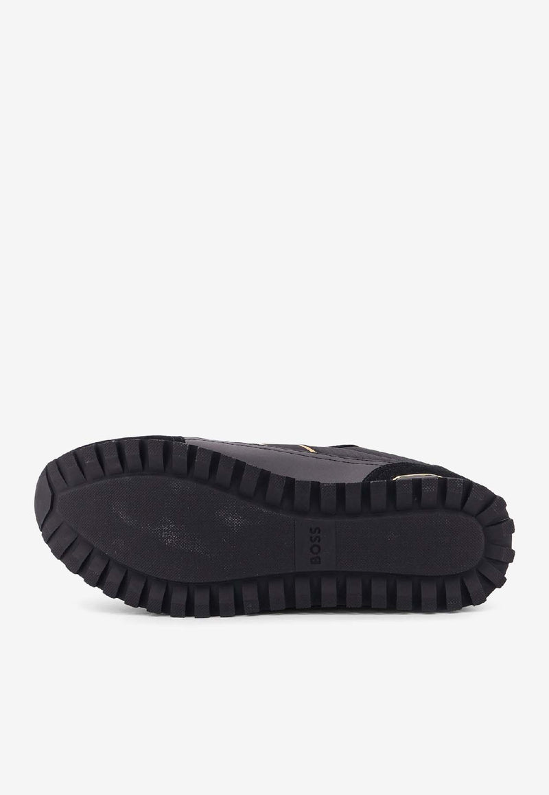 Hugo Boss Low-Top Nylon Sneakers Black 50529533_007_OneColor_30897835