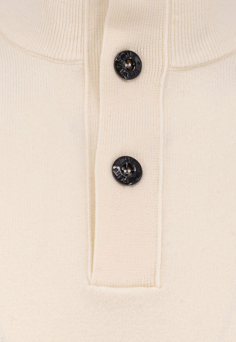 Stone Island High-Neck Wool Sweater Cream K2S155100002S00A1V0093_White_29848532