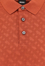 Hugo Boss Mercerized Logo Polo T-shirt Rust 50537132_806_OneColor_30897556