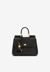 Dolce & Gabbana Small My Sicily Plongé Calfskin Handbag Black BB7781B732180999_Black_29844910