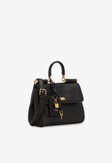 Dolce & Gabbana Small My Sicily Plongé Calfskin Handbag Black BB7781B732180999_Black_29844910