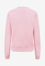 Valentino Le Chat De La Maison Printed Sweatshirt Pink 7B3MF25A9N816Q_ROSE QUARTZ_29843710