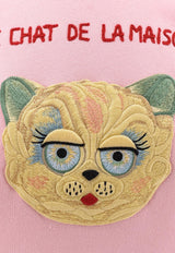 Valentino Le Chat De La Maison Printed Sweatshirt Pink 7B3MF25A9N816Q_ROSE QUARTZ_29843710