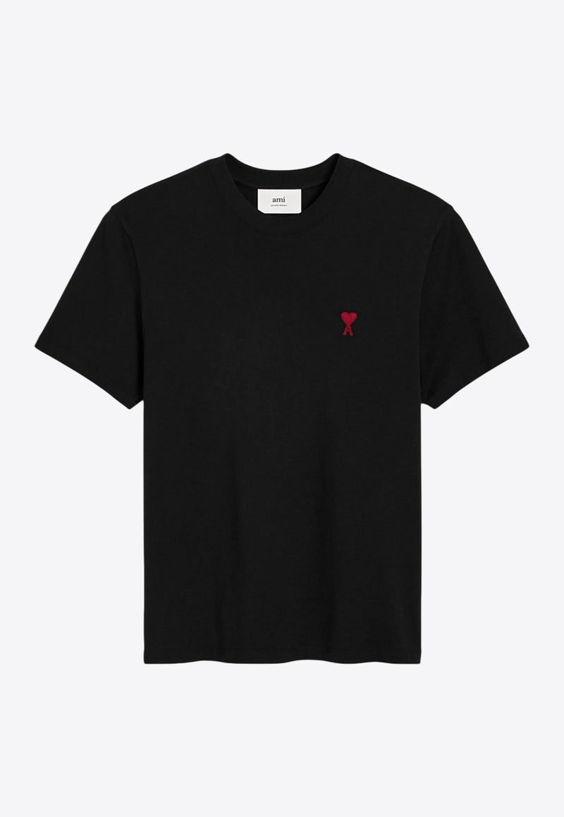 AMI PARIS Ami De Coeur T-shirt Black BFUTS035724_001