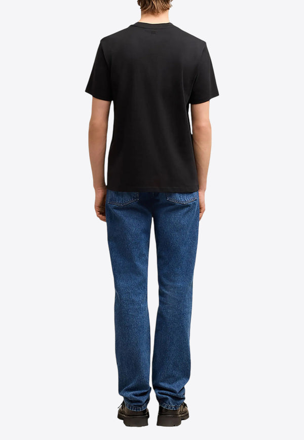 AMI PARIS Ami De Coeur T-shirt Black BFUTS035724_001