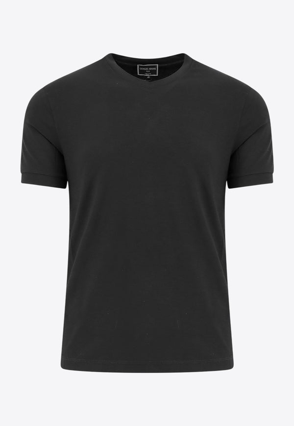 Giorgio Armani Essential V-neck T-shirt Black 8NST63SJP4Z_UC99_Black_30898679