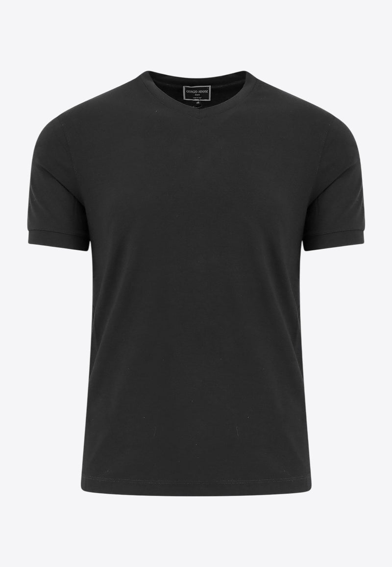 Giorgio Armani Essential V-neck T-shirt Black 8NST63SJP4Z_UC99_Black_30898679