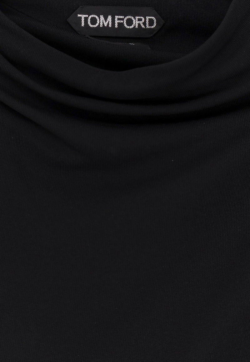 Tom Ford One-Shoulder Evening Gown Black ABJ872JEX167LB999_Black_29842322