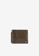 Tom Ford TF Croc-Embossed Leather Bi-Fold Wallet with Money Clip Brown YM231LCL483S1G051_SLATE_29848726