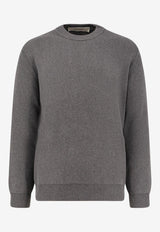 Golden Goose DB Golden Ribbed Knit Sweater Gray GMP00841P00066260304_DARK GREY MELANGE_29856875