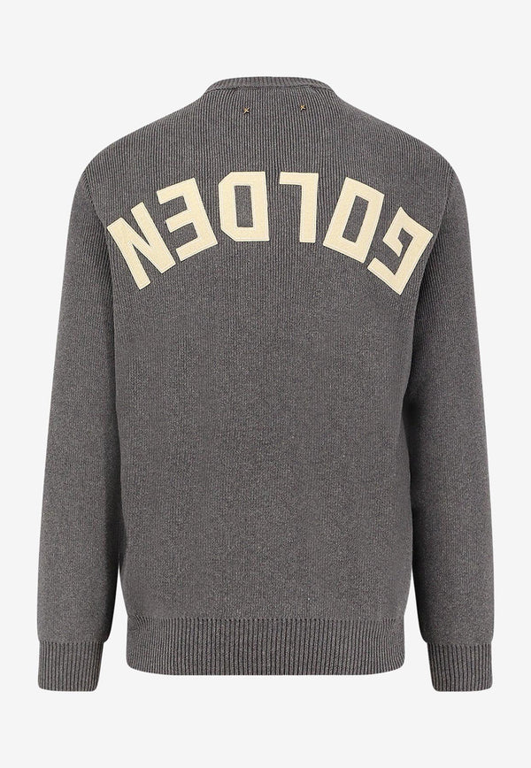 Golden Goose DB Golden Ribbed Knit Sweater Gray GMP00841P00066260304_DARK GREY MELANGE_29856875