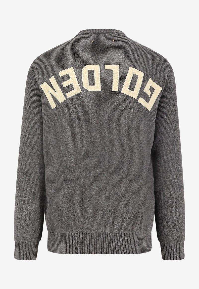 Golden Goose DB Golden Ribbed Knit Sweater Gray GMP00841P00066260304_DARK GREY MELANGE_29856875