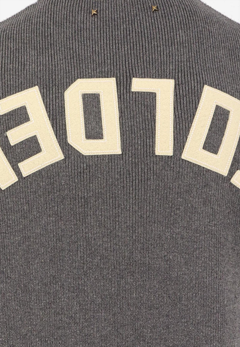 Golden Goose DB Golden Ribbed Knit Sweater Gray GMP00841P00066260304_DARK GREY MELANGE_29856875