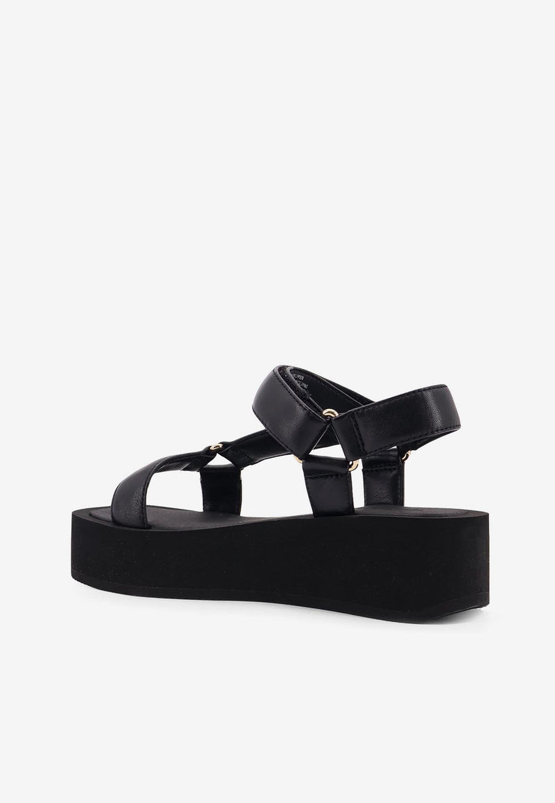 Tory Burch Mellow Leather Flatform Sandals Black 166402008_PERFECT BLACK_29844900
