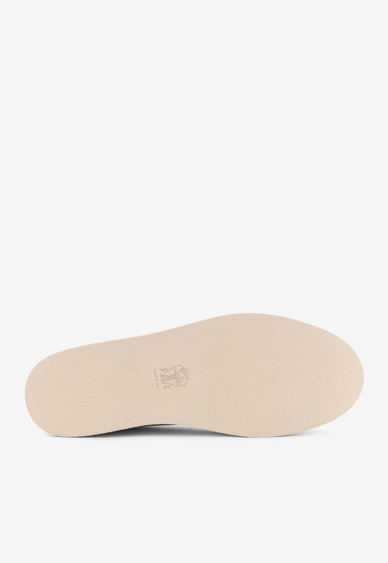 Brunello Cucinelli Leather Lace-Up Sneakers White MZUKGOJ336CJX19_White_30012912