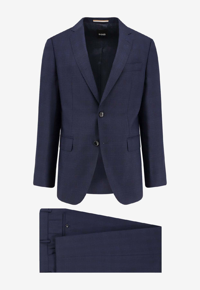 Hugo Boss Wool Single-Breasted Suit Navy 50528126_404_OneColor_30898415