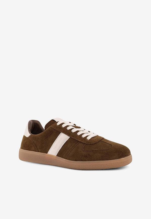 Tom Ford Archer Low-Top Suede Sneakers Brown J1558LCL046N3BA25_WALNUT AMBER_29839452
