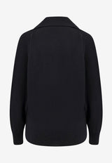 Tom Ford V-neck Cashmere Sweater Black MAK1391YAX899LB999_Black_29843871