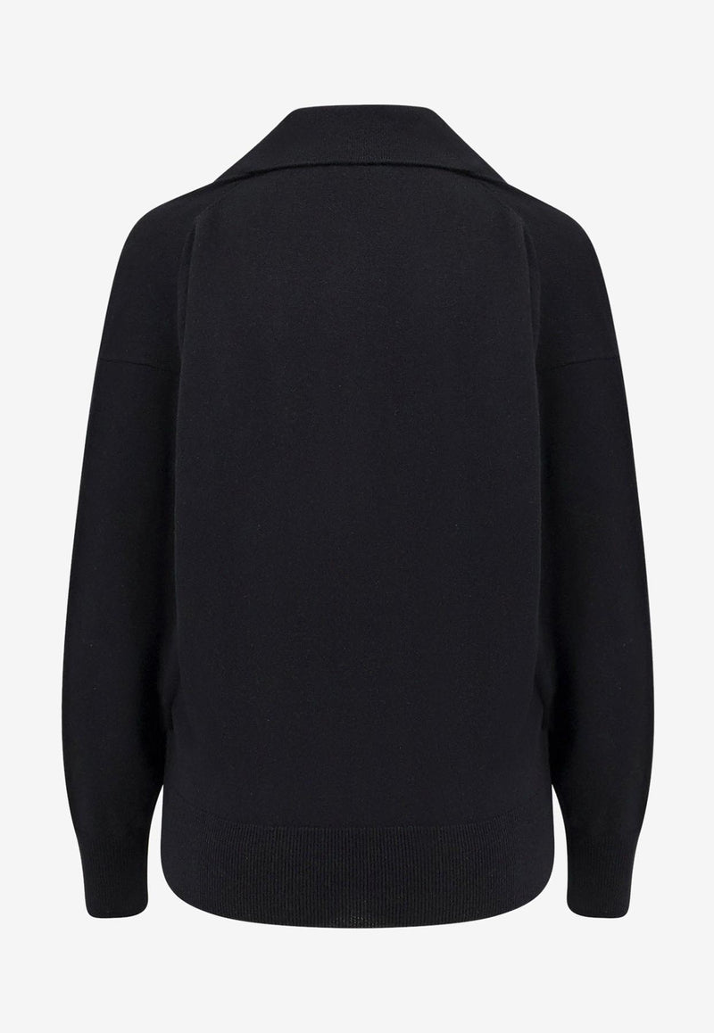 Tom Ford V-neck Cashmere Sweater Black MAK1391YAX899LB999_Black_29843871