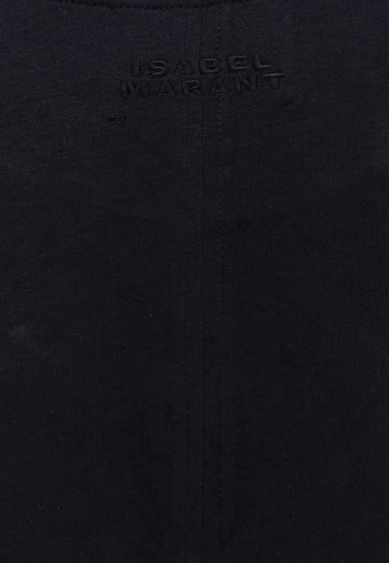 Isabel Marant Etoile Zelitos Logo T-shirt Black TS0041FAA1N41I01BK_Black_29844015