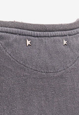 Golden Goose DB Perforated Logo Distressed T-shirt Gray GWP01221P00067160318_Grey_29856777