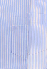 Sacai Striped Buttoned Shirt Light Blue 2503775M922_STRIPE MIX_29845821