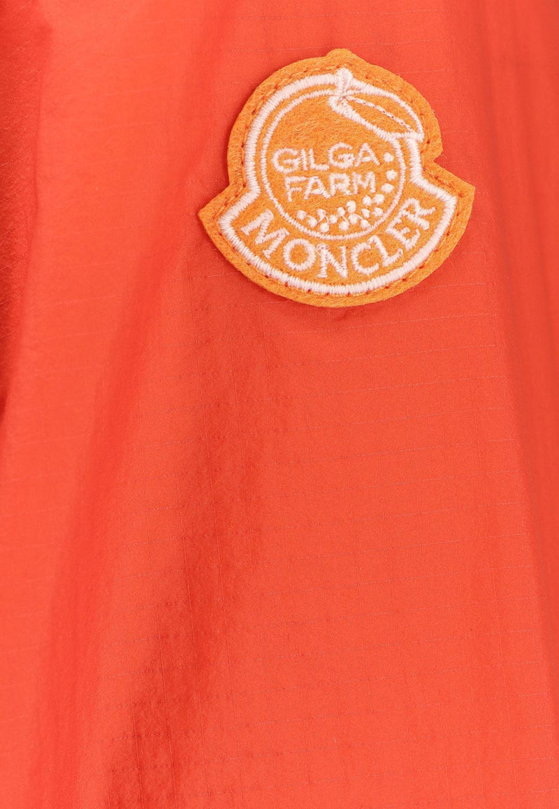Moncler X Gilga Farm Designed By Donald Glover Hamlin Windbreaker Jacket Orange K24021A00005597SN345_Red_29840676