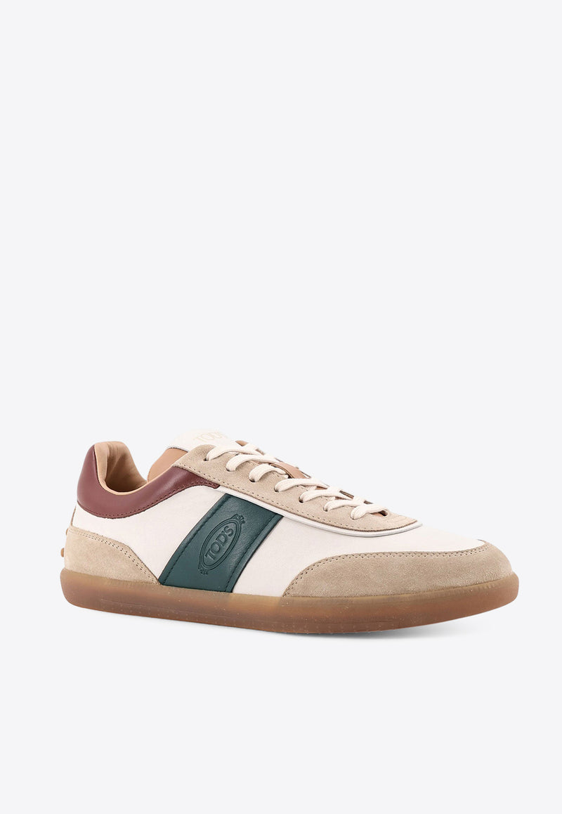 Tod's Leather Low-Top Sneakers Multicolor XXM68C0DP30IRABI47_White_30008599