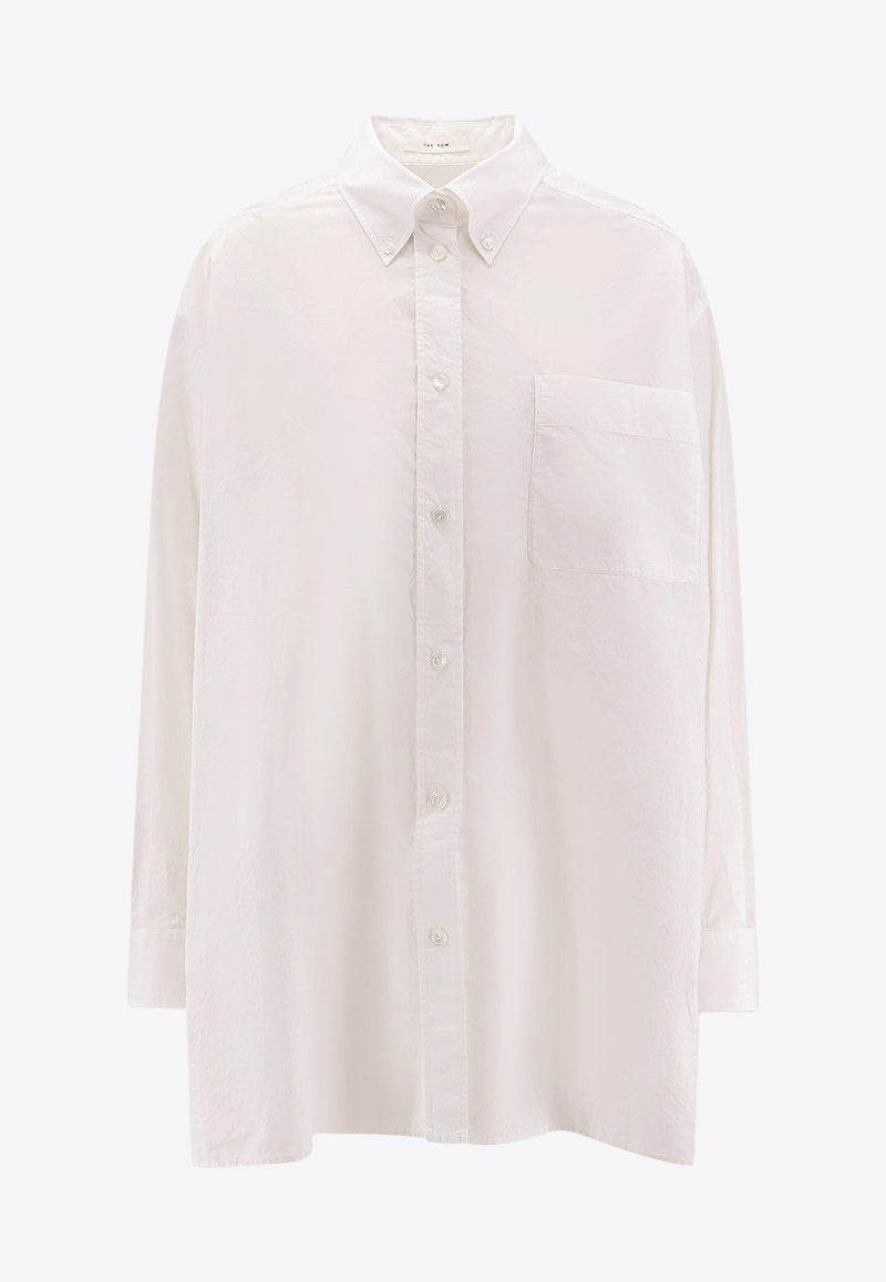 The Row Victoria Logo Buttoned Shirt White 9067W2567_WHT_White_29855909