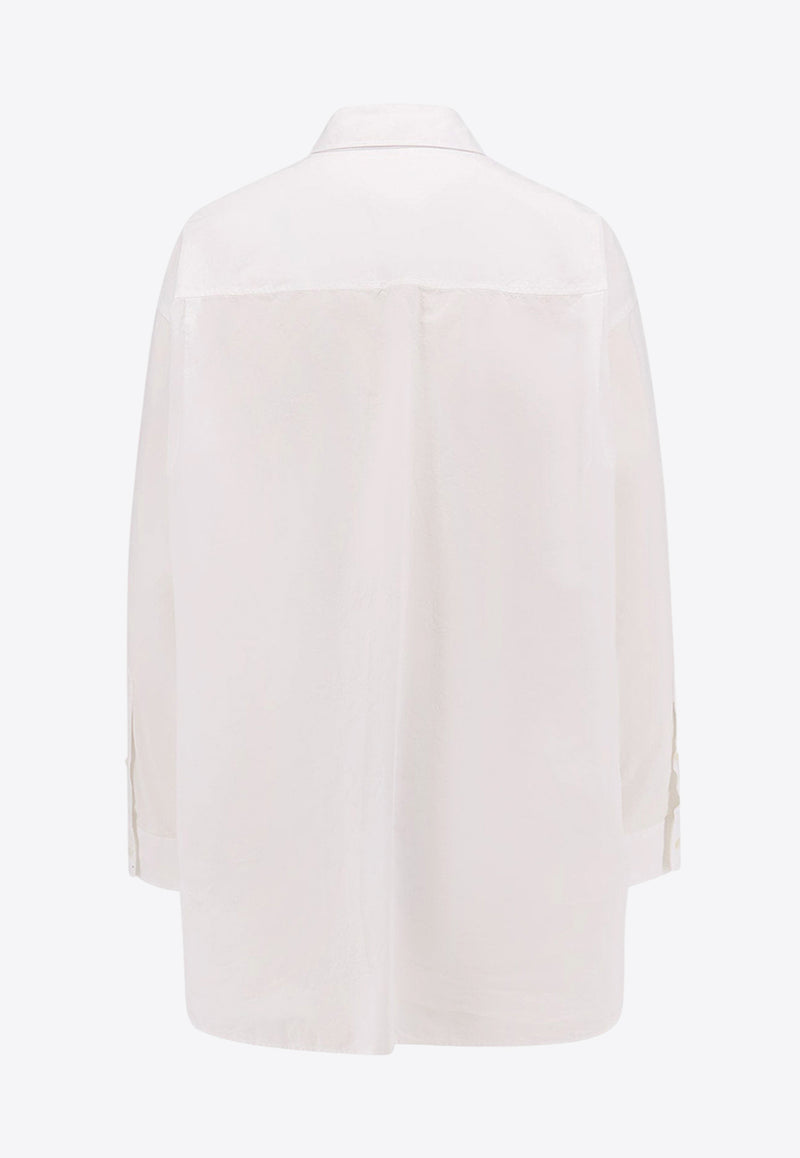 The Row Victoria Logo Buttoned Shirt White 9067W2567_WHT_White_29855909
