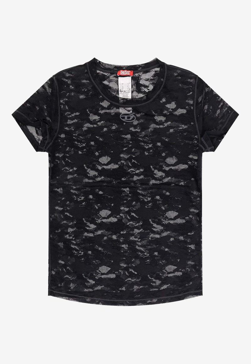 Diesel Kasia Lace T-shirt Black A183150DRAK900_Black_29840792