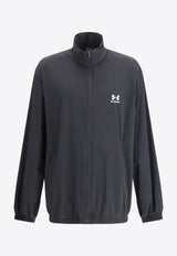 Balenciaga X Under Armour Printed Logo Windbreaker Black 814127TQO35_1000_Black_32772806