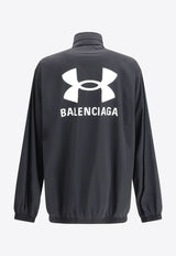Balenciaga X Under Armour Printed Logo Windbreaker Black 814127TQO35_1000_Black_32772806