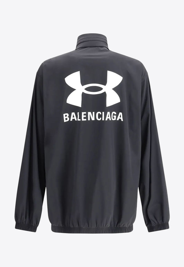 Balenciaga X Under Armour Printed Logo Windbreaker Black 814127TQO35_1000_Black_32772806
