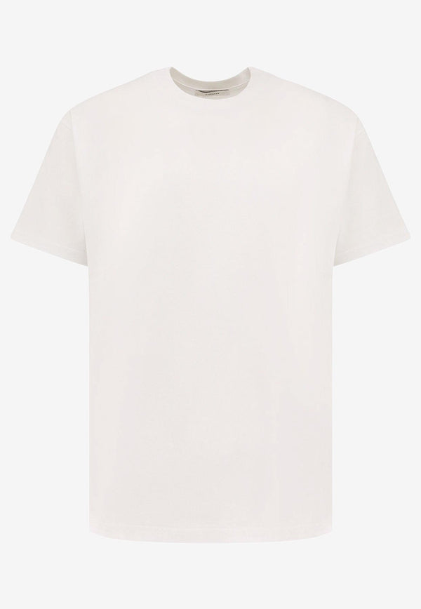 Givenchy Logo Embroidered Crewneck T-shirt White BM71NK3YRJ100_White_29842193