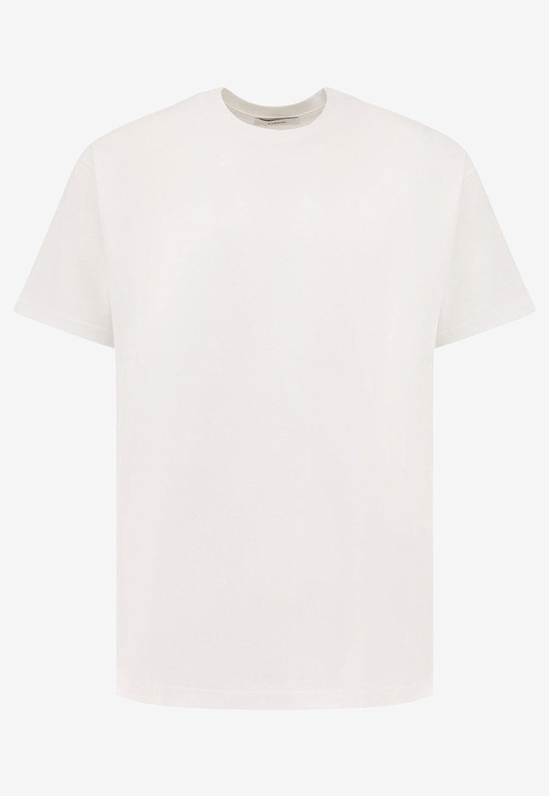 Givenchy Logo Embroidered Crewneck T-shirt White BM71NK3YRJ100_White_29842193