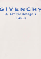 Givenchy Logo Embroidered Crewneck T-shirt White BM71NK3YRJ100_White_29842193