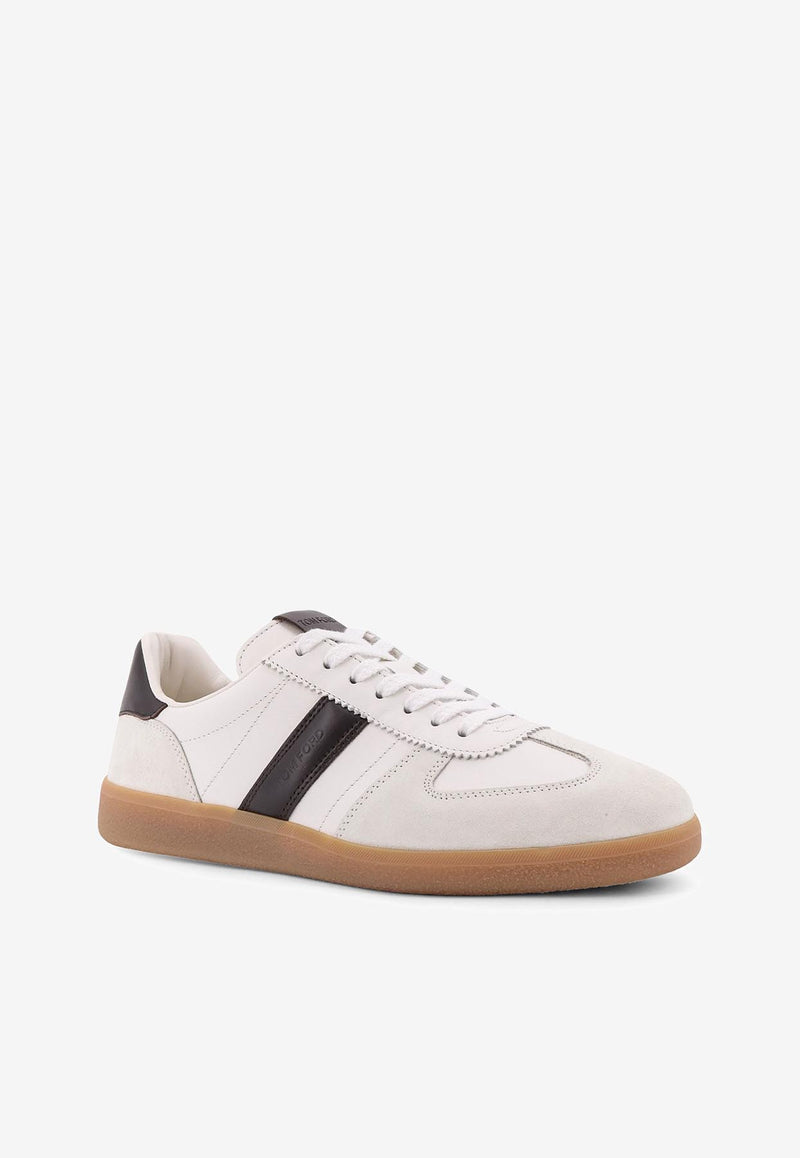Tom Ford Archer Low-Top Suede Sneakers White J1558LCL457N5W028_OPTICAL WHITE AMBER_29839624