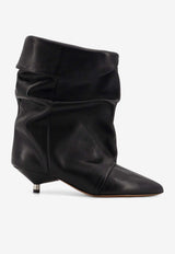 Isabel Marant Edrik 40 Leather Ankle Boots Black BO0120FAB3A10S01BK_Black_29842471