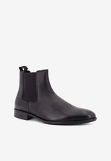 Hugo Boss Leather Chelsea Boots Black 50529105_001_OneColor_30898375