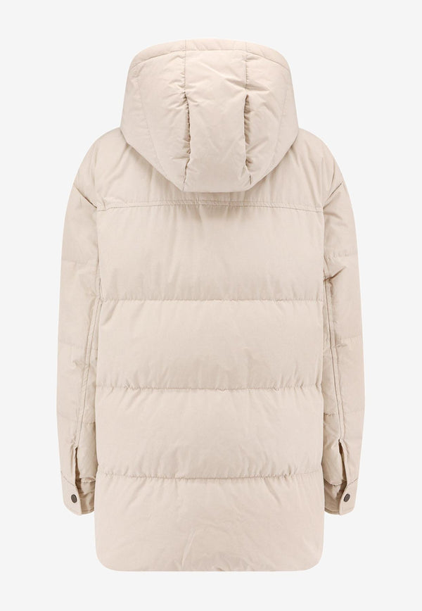 Brunello Cucinelli Zip-Up Down Parka Dove MG5017784C7958_DOVE GREY_29846358