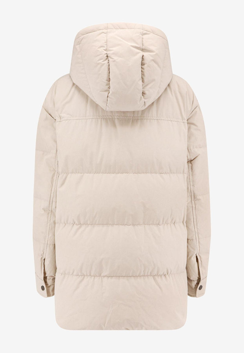 Brunello Cucinelli Zip-Up Down Parka Dove MG5017784C7958_DOVE GREY_29846358