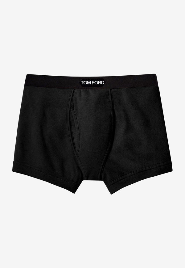 Tom Ford Logo Waistband Boxers Black T4LC31040002_Black_29843429